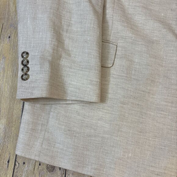 Jos A Bank Linen Wool Blazer 50R - Picture 5 of 9